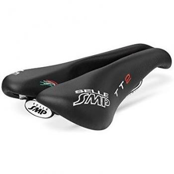 Smp Triathlon sillín de Bicicleta, Negro, Unisex Adulto, Triathlon Tt2, Negro