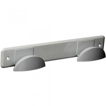 Brinox Perchero Media Luna, Lacado Blanco, 28x5x4.7 cm
