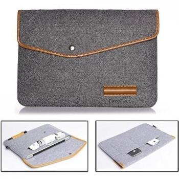 Bxt® Vogue-Bolsa para ordenador portátil 11-11,3-Bolsa de transporte para tablet de maletín de guarnición fieltro protección para Macbook Air y iPad Air y Ultrabook Microsoft Surface Pro 3-Ultra-ligero para 11 Apple Macbook Pro, Air, Dell, Thinkpad,