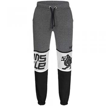 Lonsdale London - Pantalones de Deporte para Hombre, Hombre, 113941, Marl Ash, Large