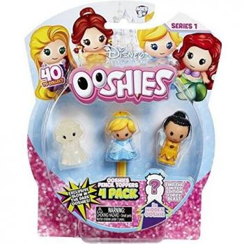 Ooshies pack 4 personajes princesas
