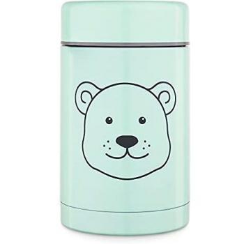 Navaris Termo Comida bebé - Envase hermético para Papilla Agua Fruta purés - Papillero Apto para Alimentos líquidos y sólidos - Sin BPA - 500 ML
