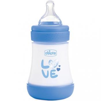 Chicco Perfect 5 Baby Bottle 0m+ Slow Flow Blue 150ml