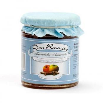 Mermeladas Don Ramiro - Mermelada Artesana Casera de Manzana con Canela Elaborada sin conservantes, ni colorantes y apta para personas alérgicas al gluten, 250 gr.