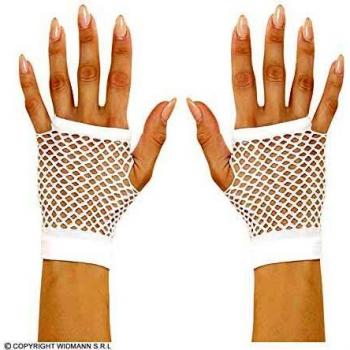 WIDMANN 1488h ? Guantes de red sin dedos, blanco, adulto