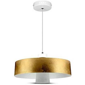 Lámpara colgante de araña LED V-TAC 7W color oro 4000K, modelo VT-3932, potencia de 7 W, flujo luminoso de 400 lm, temperatura de color de 4000