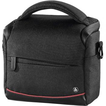 Estuche Universal para Cámara Fotográfica Hama Trinidad 100 con Cubierta de Hombro Negra