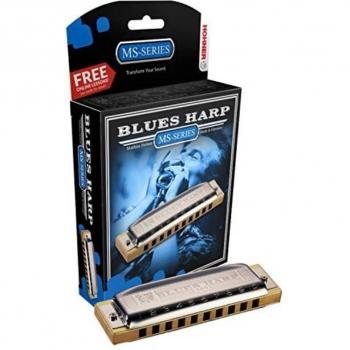 Hohner Blues Harmonica MS in Bb Key - Professional Quality Diatonic Mouth Organ