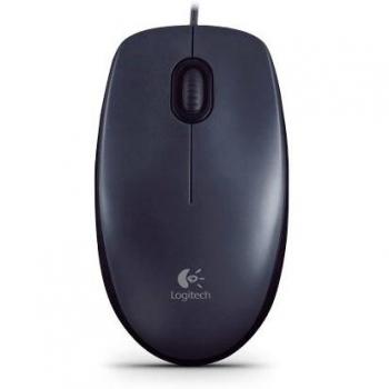 Logitech M100 Mouse - Black
