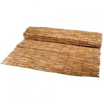 Canisse de Roseau Natural WERKA PRO 1,5 x 5 m - Estera Brise-vue Marrón para Jardín y Terraza