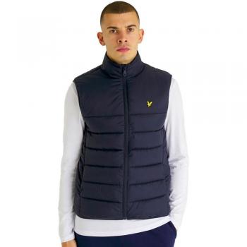 Lyle and Scott Men's Wadded Gilet - Navy - Size Small