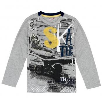 boboli 505088 Camiseta de Manga Larga, Gris