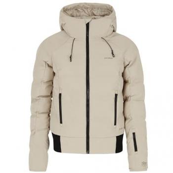 Chaqueta con capucha Protest PRTAlysumi beige claro negro mujer - XXL