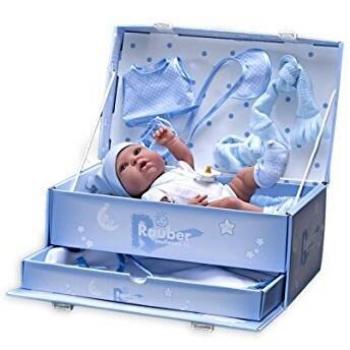Rauber - Muñeco RN 33 cm con Traje en baul