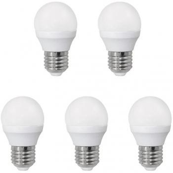 Pack 5x Bombilla LED esférica 6W