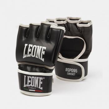 Guantes de Combate MMA Leone 1947 Contact Negro Tamaño S