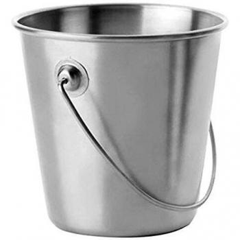 IBILI Cubo Acero INOX 9CM, Inoxidable, Gris, 9 cm