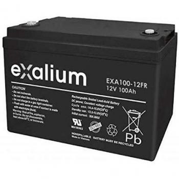 Batería de Plomo 12V 100Ah V0 Exalium EXA100-12FR