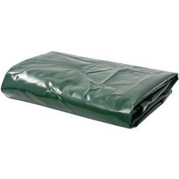 vidaXL Lona 650 g/m2 6x8 m verde