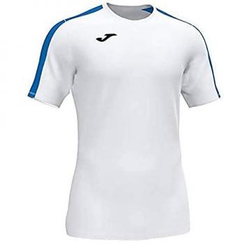 Joma Academy Short Sleeve Football Jersey for Men and Boys - White/Royal