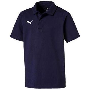 PUMA Kinder Liga Casuals Polo Jr T Shirt, Azul