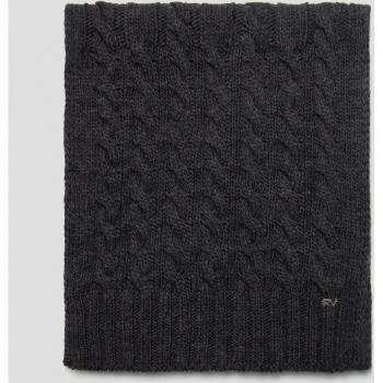 Bufanda de mujer Roberto Verino de lana y alpaca con diseño de ochos