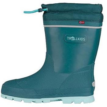 Trollkids Botas de Nieve Isfjord Xt para niños, impermeables, con suela antideslizante, color azul azulado, talla 33 EU