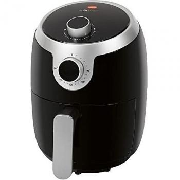 Clatronic FR 3769 H Freidora de Aire Caliente 1.8 L Independiente 1000 W Sin Aceite Color Negro y Acero Inoxidable