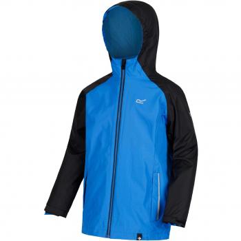 Regatta Luca IV 3 in 1 Waterproof Hooded with Zip-out Fleece Chaqueta, Infantil, Oxford Blue/Black, 13 años