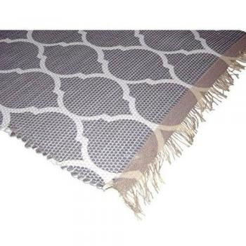 Vianatece 106564 - Alfombra con impresión Nº 13, 65 x 100 cm, color gris