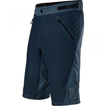 Troy Lee Designs Skyline Air Shell Solid - Pantalones cortos de ciclismo para hombre - 241003026, 38, Sólido Air Force Azul