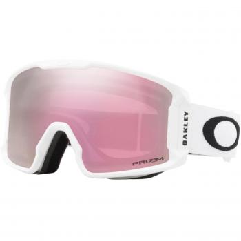 Oakley Line Miner M Matte White Ski Goggles with Prizm Snow Sage Gold Iridium Lens