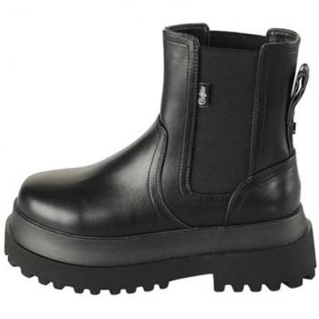 Buffalo Pluto Chelsea Black Women's Ankle Boots