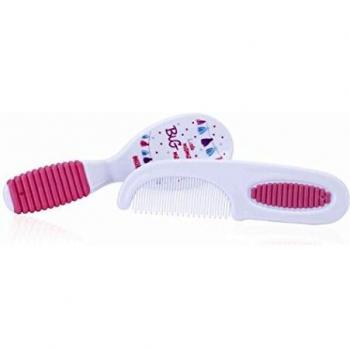 Nûby ID711PINK-LM - Cepillo y peine, niñas