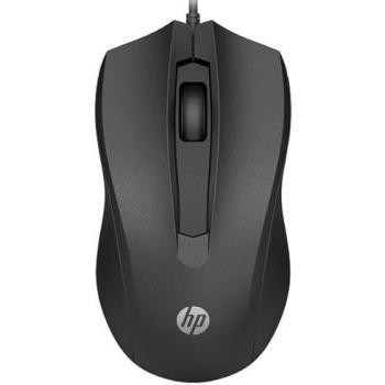 HP 105 Ratón Óptico Inalámbrico USB Negro para Diestros y Zurdos con 3 Botones