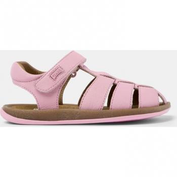 CAMPER Bicho Sandals for Girls - Pink, Smooth Leather, Size 26 and Size 8.5