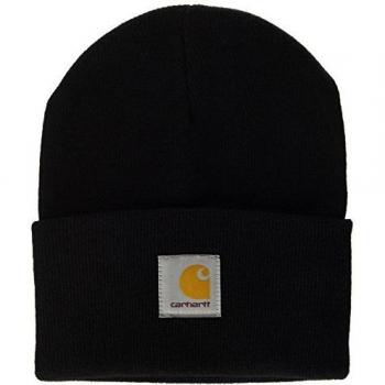 Carhartt WIP Unisex Black Acrylic Beanie Watch Hat