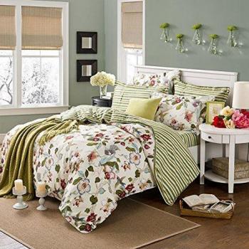 Unimall Juego de Fundas para Cama Cuatro Piezas 1*Funda para Edredón