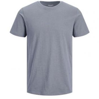 Camiseta Orgánica Jack&Jones Gris Melange para Hombre