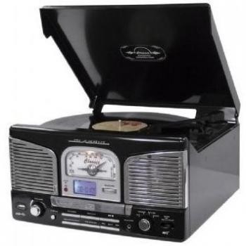 Lauson  - Tocadiscos  cl141 con cd, radio, usb grabador y bluetooth