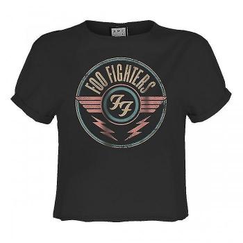 Amplified Womens/Ladies Air Foo Fighters Crop Top Carbón de leña L