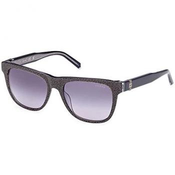 Guess® GU00075 Men's Blue Round Gradient Sunglasses, One Size, Plastic