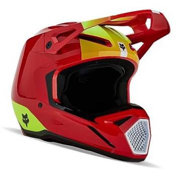 Casco de motocross juvenil Fox V1 Ballast MIPS - Rojo Fluo