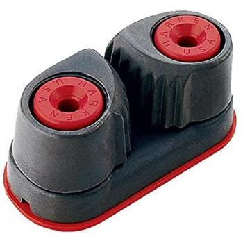 Harken Rodamiento Cam Matic Rojo, Gris - Cojinete de Bolas CAM-Matic Taco de Leva - Altura: 30 mm - Ancho: 32 mm