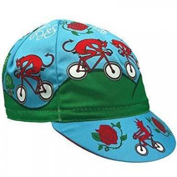 Cinelli Massimo Giacon - Gorra de Ciclismo Unisex, Unisex, Gorra de Ciclismo, GICAP2, Diavolo Rosso, Talla única
