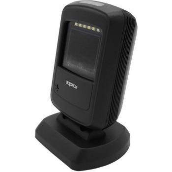 Approx appLS07DESK Lector de Código de Barras Sobremesa 1D/2D/QR con USB, Indicador LED, Beeper y Disparo Manual/Automático