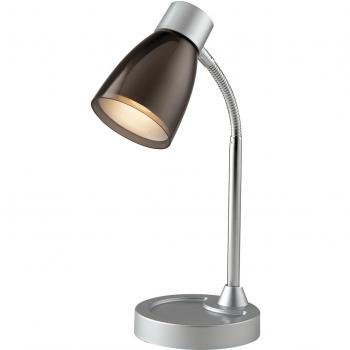 Lámpara de mesa Arkimede Negra 36 cm, E14, metal y plástico con difusor