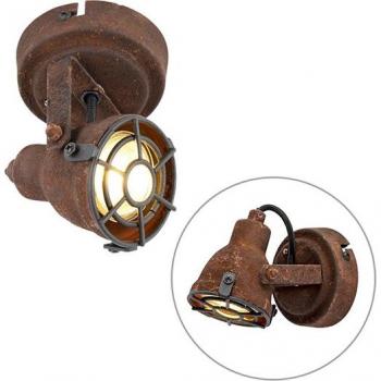 Foco LED GU10 marrón óxido con conectividad WiFi - SORRA