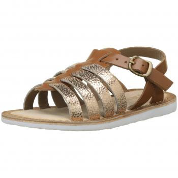 Kickers Sparta, Sandalias con Punta Abierta Nias, Marrn