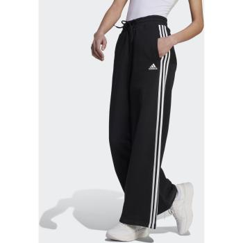 Pantalón Largo Adidas Essentials 3 Stripes para Mujer en Color Negro - French Terry Wide 3 Bandas - Talla S